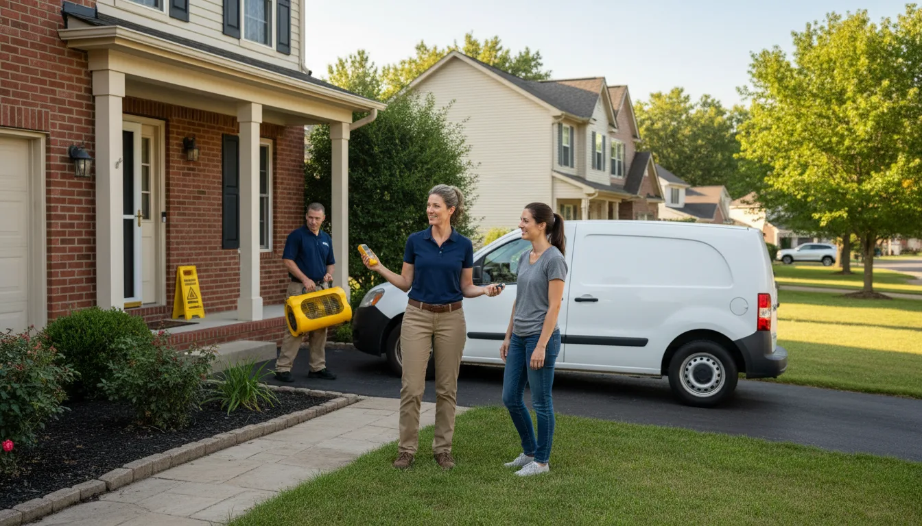 Water restoration image for Water Damage & Restoration Services in Auburn, MI